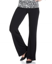 Charter Club's flare-leg pants offer a flattering fit and versatile silhouette that goes with everything from printed tees to sequined tunics! (Clearance)