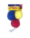 Kyjen Plush Puppies IQube Replacement Squeakin' Balls, 3-Pack