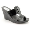 Alfani Plymouth Open Toe Wedge Sandals Shoes Black Womens New/Display