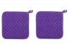 Now Designs Basic Potholders, Prince Purple, Set of 2