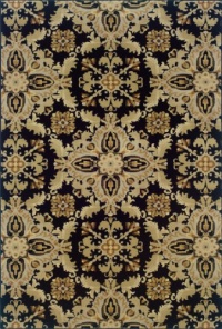 Oriental Weavers Sphinx Ariana 2313B 5'3 x 7'9 Black / Green Area Rug