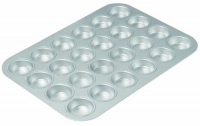 Chicago Metallic Commercial II Traditional Uncoated 24-cup Mini Muffin Pan