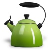 Le Creuset Tea Kettle, 1.5 Qt. Halo, Solid Kiwi