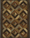 Sphinx Oriental Weavers Genesis Area Rug 956Q1 6'0 R Brown