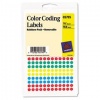 Avery Removable Color Coding Labels, 0.25 Inches, Assorted, Round, Pack of 768 (5795)