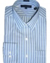 Tommy Hilfiger Regular Fit Long Sleeves Men's Dress Shirt Blue Multi 15.5 34-35