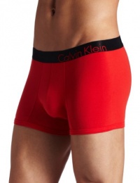 Calvin Klein Men's Bold Trunk, Rio Red, Large