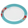 Lenox Simply Fine Chirp Floral Oval Platter, 16-Inch