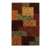 Townhouse Rugs Tuscan Patchwork Multi Rug, 60-Inch by 96-Inch