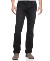 Slim down your denim style with these edgy jeans from Calvin Klein.