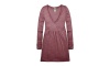 Kavio! Juniors Long Sleeve Dress - ANTIQUE ROSE-Medium