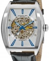 Stuhrling Original Men's 182C3.33152 Leisure Millennia Master Automatic Skeleton Silver Tone Watch Set