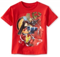 Marvel Boys 2-7 Avengers Assemble Heroes Shirt