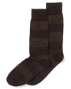 Lurex contributes the metallic shimmer on these fashion-forward socks from MARC BY MARC JACOBS.