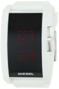 Diesel Men's DZ7168 White Color Domination LED Digital Black Dial Watch