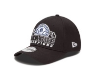 MLB Detroit Tigers Adult 2012 American League Champions Official Locker Room Cap, Black