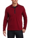 Calvin Klein Sportswear Men's Long Sleeve 1/4 Zip Interlock Mock Neck