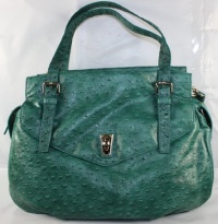 Marc by Marc Jacobs Ozzie Aurora Satchel Bag Tote Parrot Green