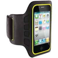 Belkin EaseFit Convertible Armband for Apple iPhone 4 and 4S - Black/Limelight