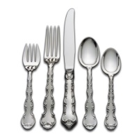 Gorham Strasbourg 5-Piece Sterling Silver Flatware Place Set, Service for 1