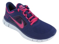 Nike Free Run+3 Womens Running Shoes 510643-401 Night Blue 6 M US