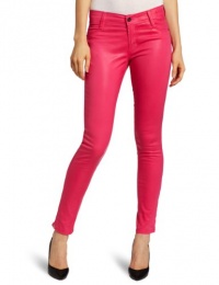 James Jeans Women's Twiggy Skinny Coated Jean, Hot Pink, 26