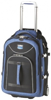 Travelpro Luggage T-Pro Bold 22 Inch Expandable Rollaboard Bag, Black/Blue, One Size