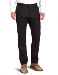 Dockers Men's Coated Alpha Khaki Slim Fit Pant, Black, 36x34