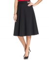 Jones New York Signature's A-line skirt offers a flattering silhouette that looks dynamite with a tucked-in blouse.