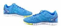 Nike Womens Free Tr Fit 2 Print Blue Glow 524893-400 9