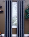 M & J Yardley Collection 52 x 84 Black-Out Window Panel Blue/Gray TWO PACK