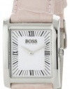 Hugo Boss Women's 1502198 H4012 Silver Dial Pink Leather Strap Watch