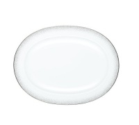 Noritake Alana Platinum Oval Platter,14-inch