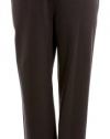 Eileen Fisher Mussel Rayon Knit Tab Waist Straight Leg Trouser Pant 1X