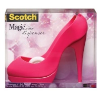 Scotch Shoe Dispenser with Magic Tape,  3/4 x 350 Inches (C30-SHOE-H)