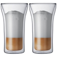 Bodum Assam Double-Wall Cooler/Beer Glass, Set of 2