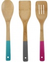 Core Bamboo Bamboo and Silicone 3-Piece Utensil Set, Los Angeles