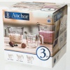 Anchor Hocking Gift Boxed 3-Piece Open-Handle Measuring Cup Set.