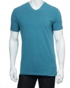 Alfani Slate Teal (teal blue) SS V-Neck T-Shirt