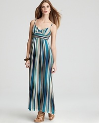 Trina Turk Dress - Siren Macrame Stripe Maxi