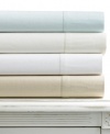 Martha Stewart Collection Bedding, Luxury Flannel King Sheet Set Powder Blue