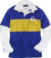 Polo Ralph Lauren Mens Custom-fit Striped Lion Rugby Shirt