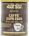 Alessi Espresso Ground Coffee, 8.8-Ounce Cans (Pack of 6)