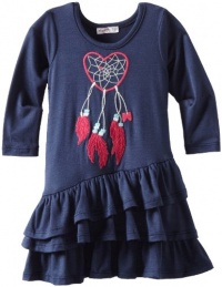 Little Ella Baby-Girls Infant Dreamer Dress, Navy, 3-6