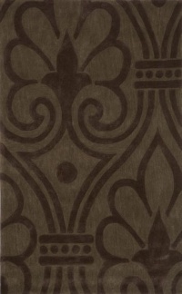 Area Rug 2x8 Runner Contemporary Olive Color - Momeni Bliss Rug from RugPal