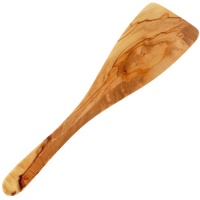 HIC Harold Imports Olive Wood Wide Spatula, Eddingtons, 12-1/2-Inch