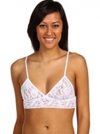 Hanky Panky Original Signature Lace Bralette, small, white