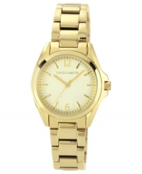 Graceful lines creates a feminine, everyday watch from Vince Camuto.