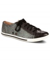 Who said sporty shoes had to be dull? Lace up Vince Camuto's Willow sneakers and let the sparkle in.