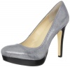 Calvin Klein Women's Kendall Metallic Shimmer Platform Pump